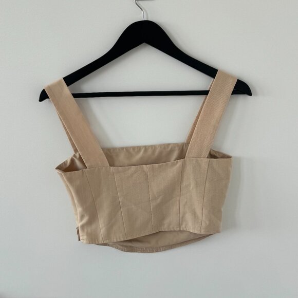 Tigermist Crop Top Tan - Picture 3 of 3